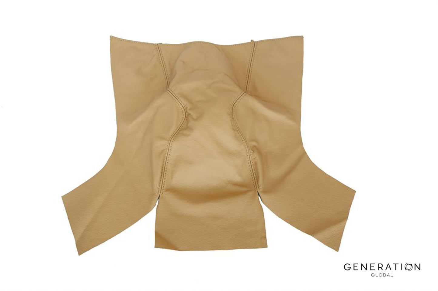 Crew seat shell cover kit for MBB BO-105 – aviation leather, OEM parts – includes 4 pieces – EASA/TCCA/FAA approved.