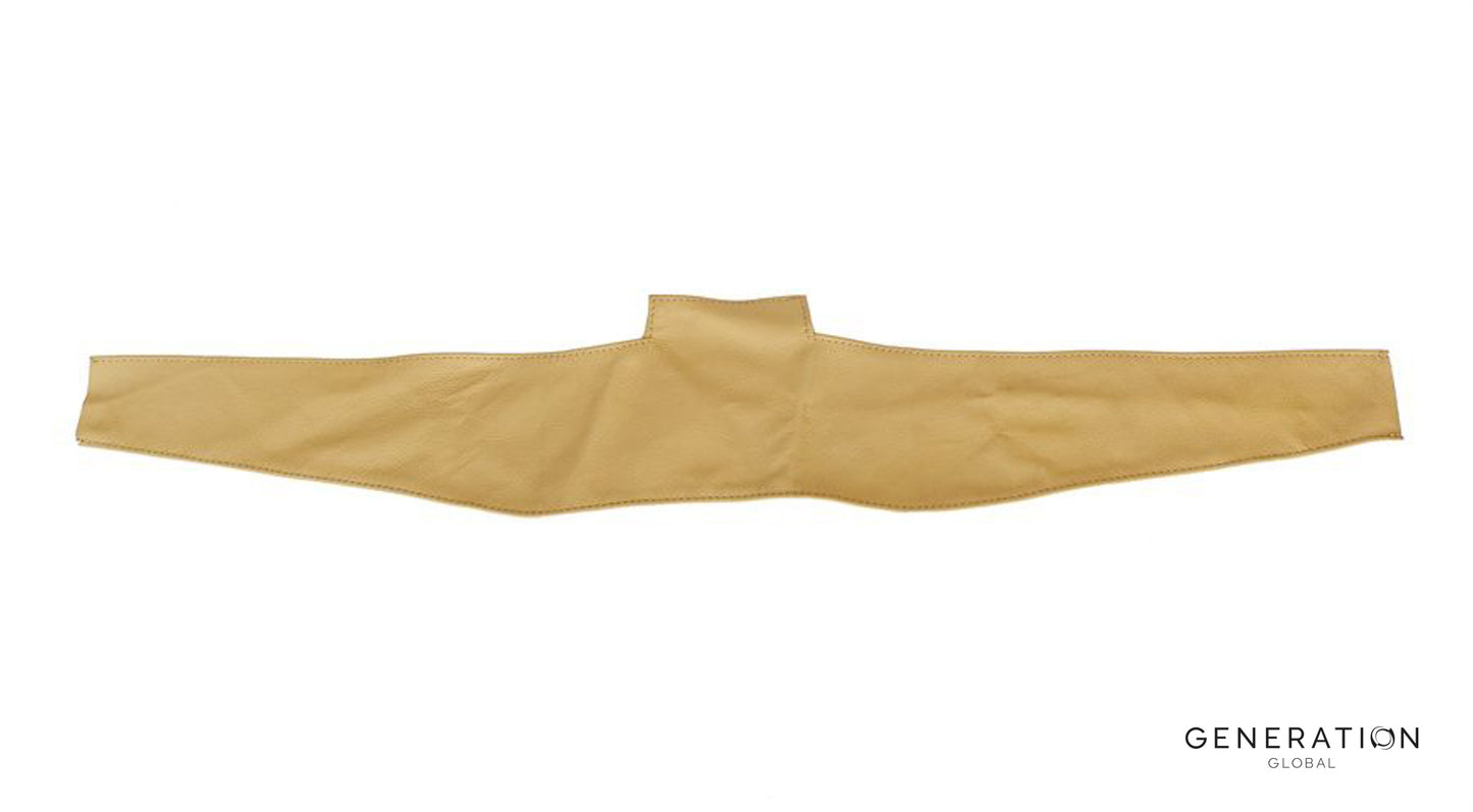 Crew seat shell cover kit for MBB BO-105 – aviation leather, OEM parts – includes 4 pieces – EASA/TCCA/FAA approved.