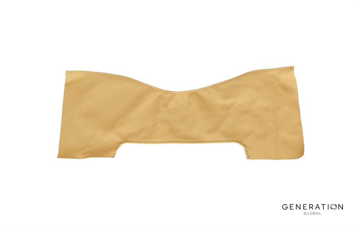 Crew seat shell cover kit for MBB BO-105 – aviation leather, OEM parts – includes 4 pieces – EASA/TCCA/FAA approved.