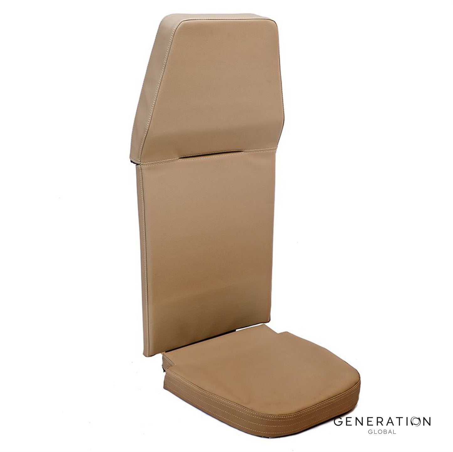 ATR 72 Flight Attendant Seat Covers – 3-Piece Leather Set, Zodiac OEM