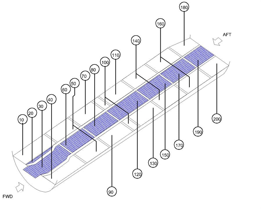 Embraer 190 Aisle Carpet Set