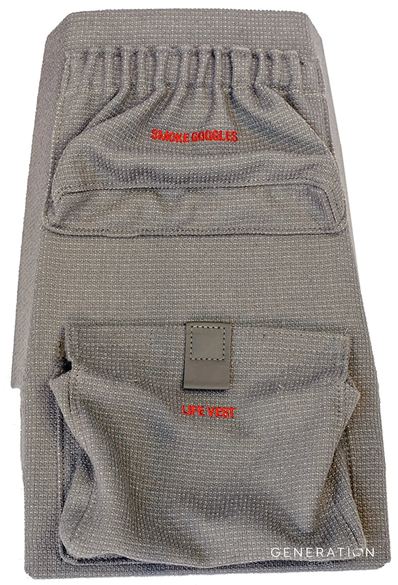 Grey Fabric Seat Shell Cover for Fokker 70/100 – Ipeco OEM Certified