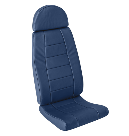 AS350/AS355/H125 helicopter rear passenger seat assembly set with aviation-grade leather and Genlite foam, Generation IV customizable design.
