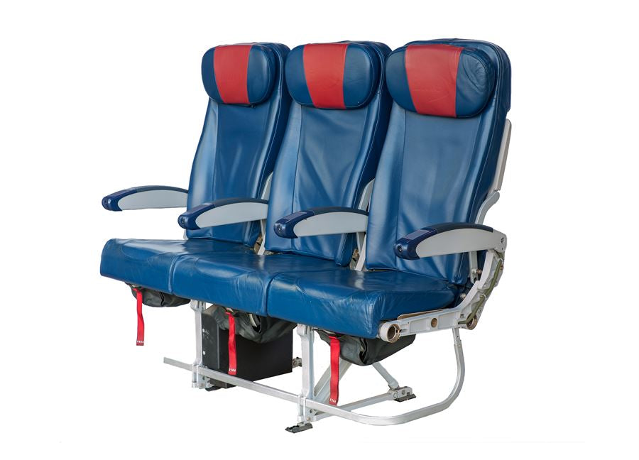 Tourist Series Y Class passenger seat covers for Airbus and Boeing aircraft, made from aviation-grade leather, designed for C&D Zodiac seats.