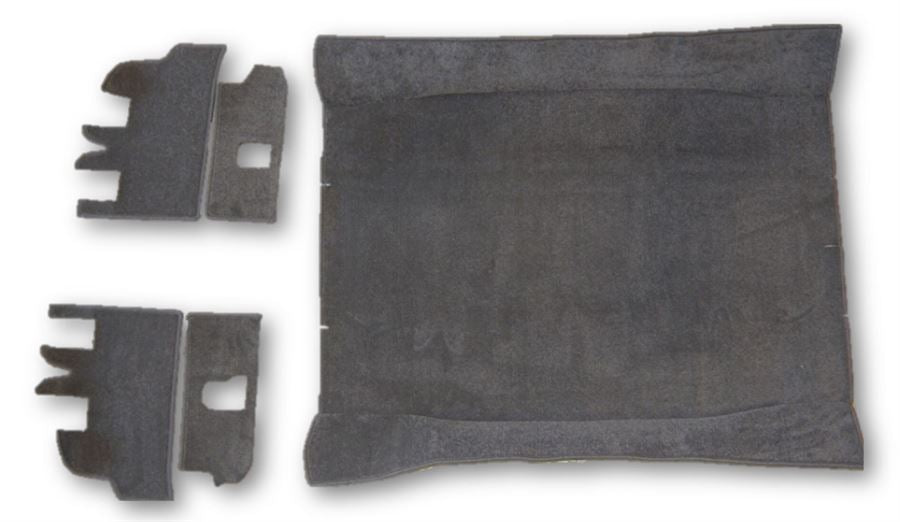 Bell 427 aviation carpet flooring set with Velcro install