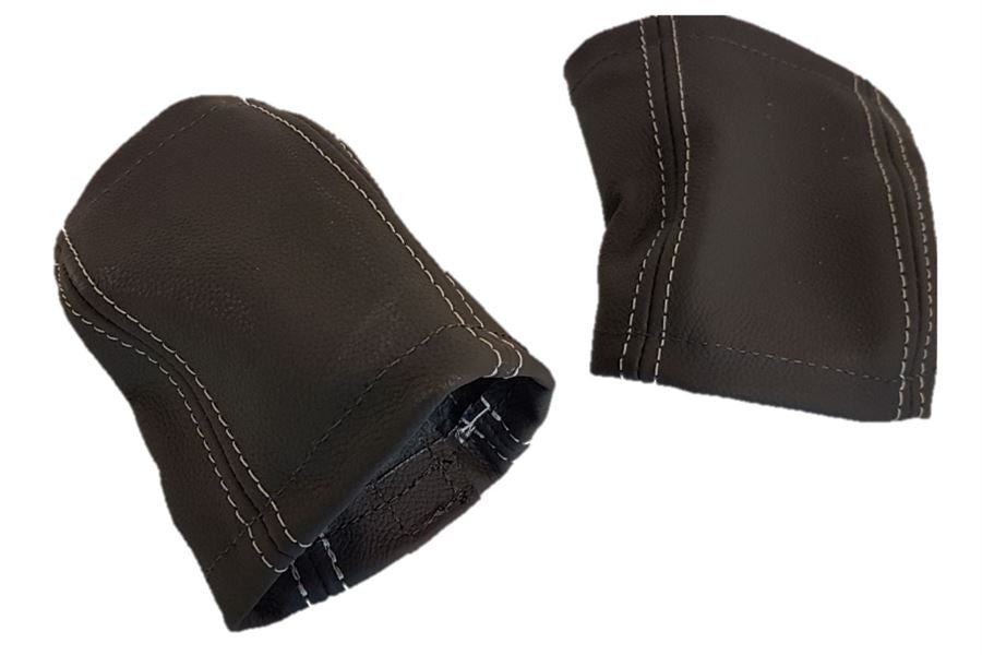 Seat Belt Boots for MD/Hughes 369/500 – Set of 2, aviation leather, CFR 14 27.853(a) compliant