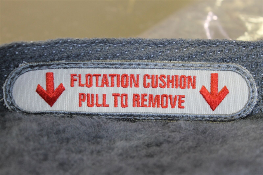 Sheepskin seat backrest cover for Boeing 747 First Officer seat