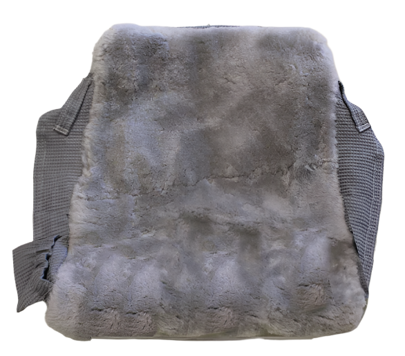 Sheepskin seat pan cover for Boeing 747 First Observer seat