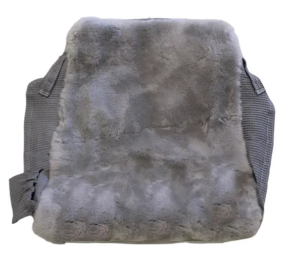 Sheepskin seat pan cover for Boeing 747 First Observer seat