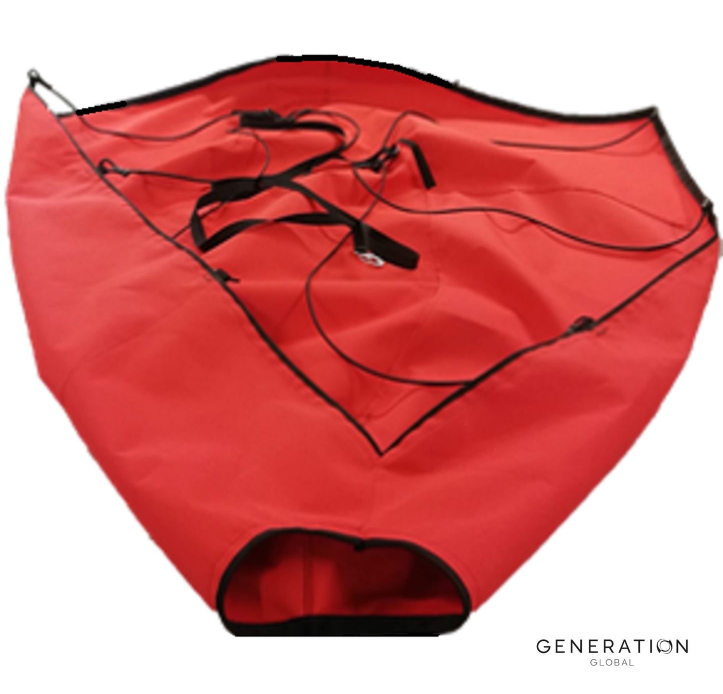 Exhaust cover for Bombardier DHC-8 Q100/Q200/Q300 – red UV-stabilised