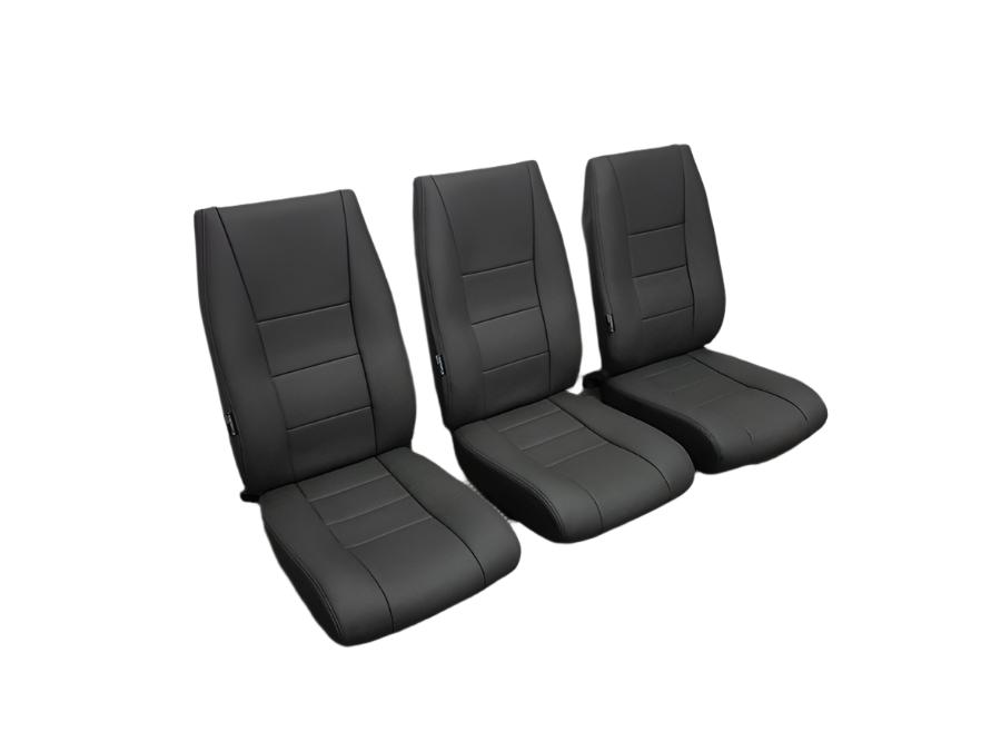 Bell 206 Gen I passenger seat upholstery kit – 3 seats