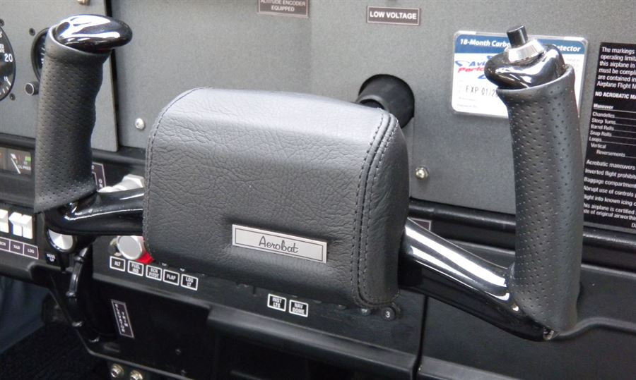 Cessna C152 Aircraft Leather Control Wheel Pad/Grip Covers