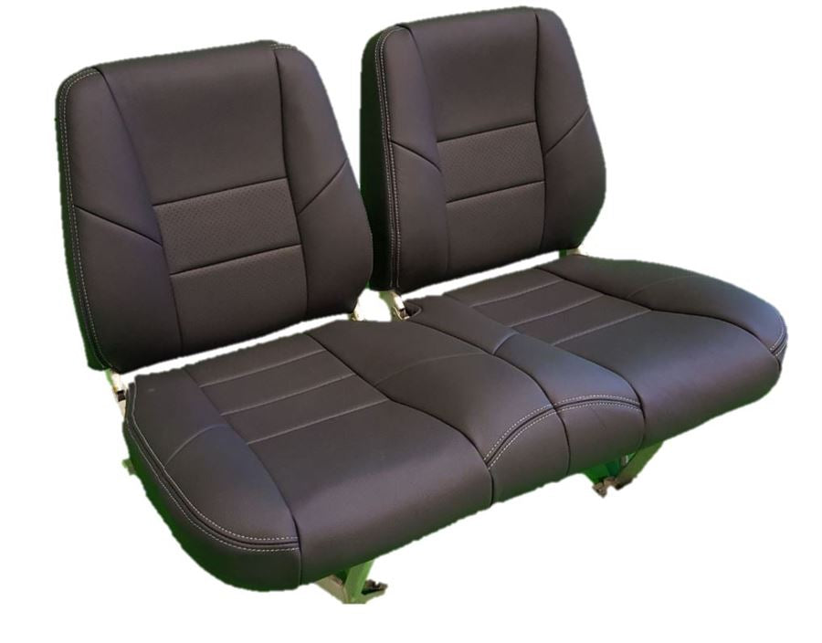 Cessna C185 Aircraft Interior Low Back Middle Bench Seat Upholstery Kit – Leather