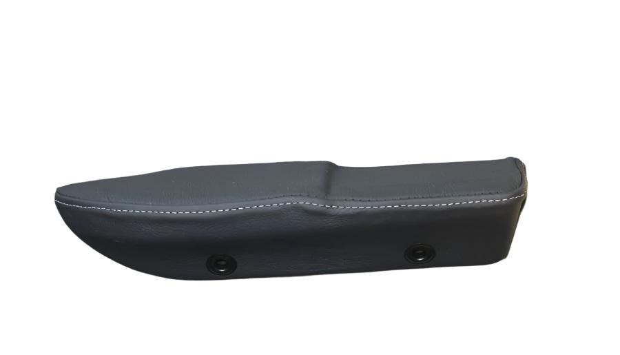 Cessna C206 Stationair Aircraft Interior door armrest covers and pull handles with decorative stitching.