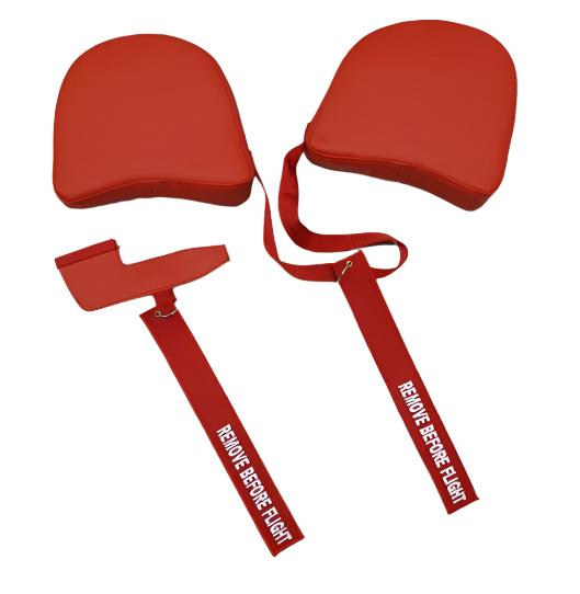 Cessna 172 Intake Bungs & Pitot Cover Set – High-Visibility Protection