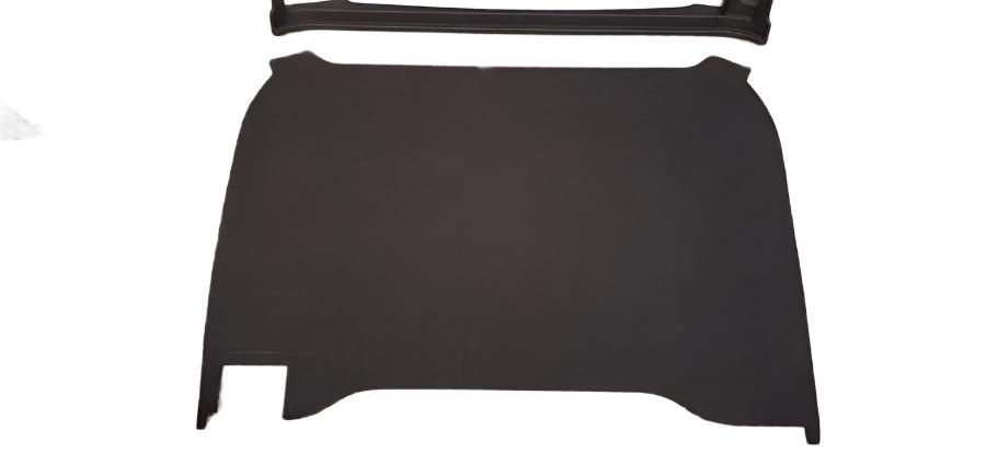 Rear bulkhead panels for Airbus H130 and Eurocopter EC130 helicopters, made from carpet-laminated vinyl, FAA and EASA approved, set of 3.