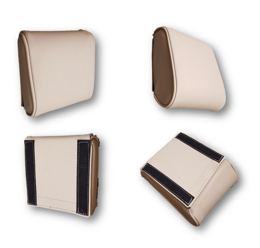 Bell 206 leather headrest assembly kit – crew and aft-facing