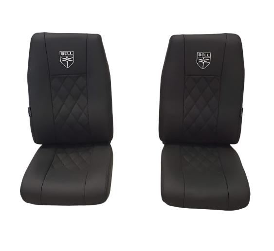 Bell 206L aft seat assemblies in aviation leather