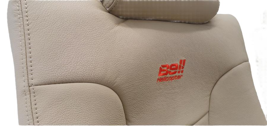 Bell 407 executive interior kit with aviation leather seats