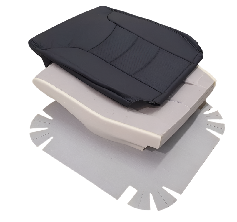 Bell 407 standard interior kit with leather seat covers