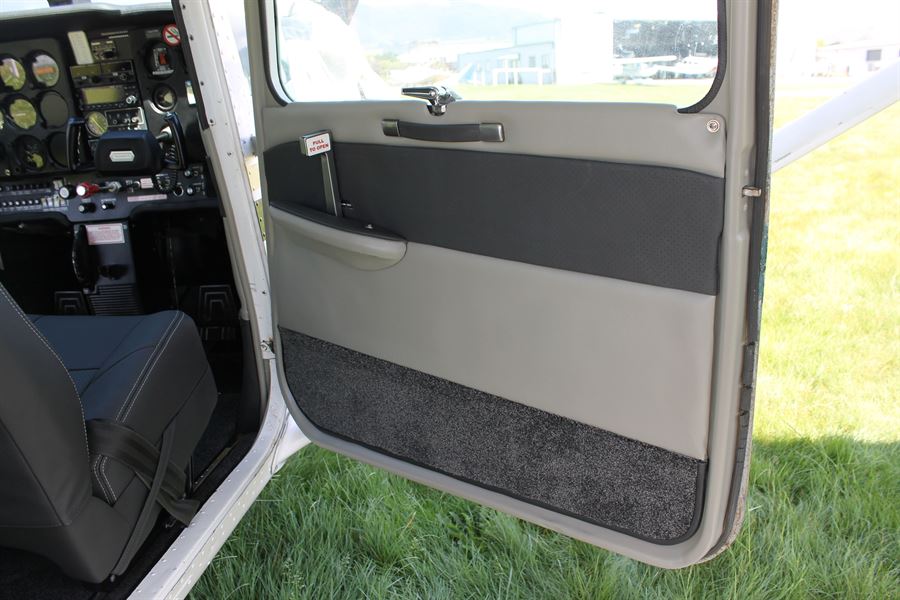 Cessna 182 custom leather sidewall trim panel set