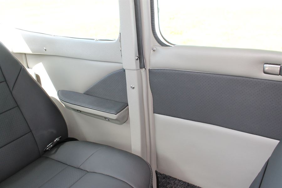 Cessna 182 custom leather sidewall trim panel set