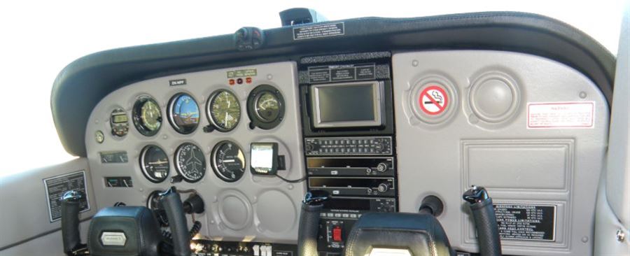 Cessna 182 glaresheild eyebrow cover