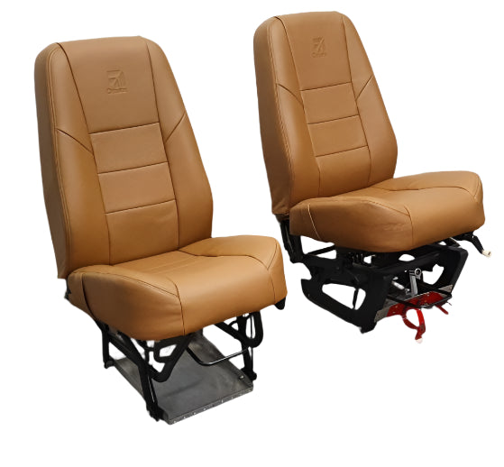Custom leather seat upholstery for C182 J/K/L/M/N models