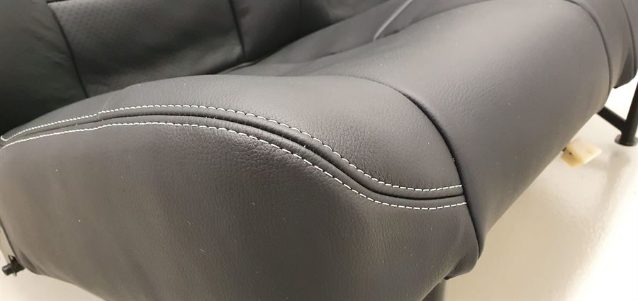Custom leather seat upholstery for C182 J/K/L/M/N models