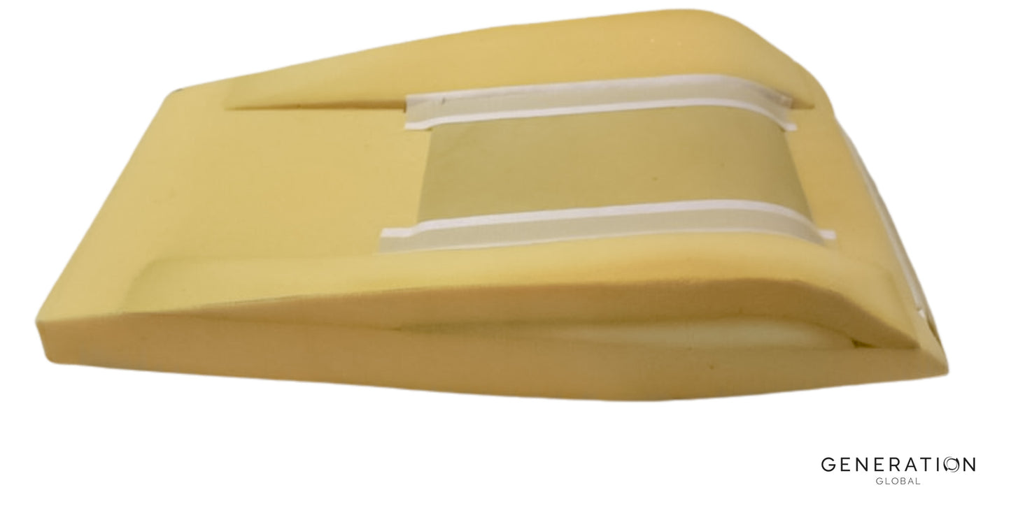 Bombardier DHC-8 Aircraft Seat Backrest Cushion – Genlite Foam, Aviatech OEM, Ergonomic Aviation Support