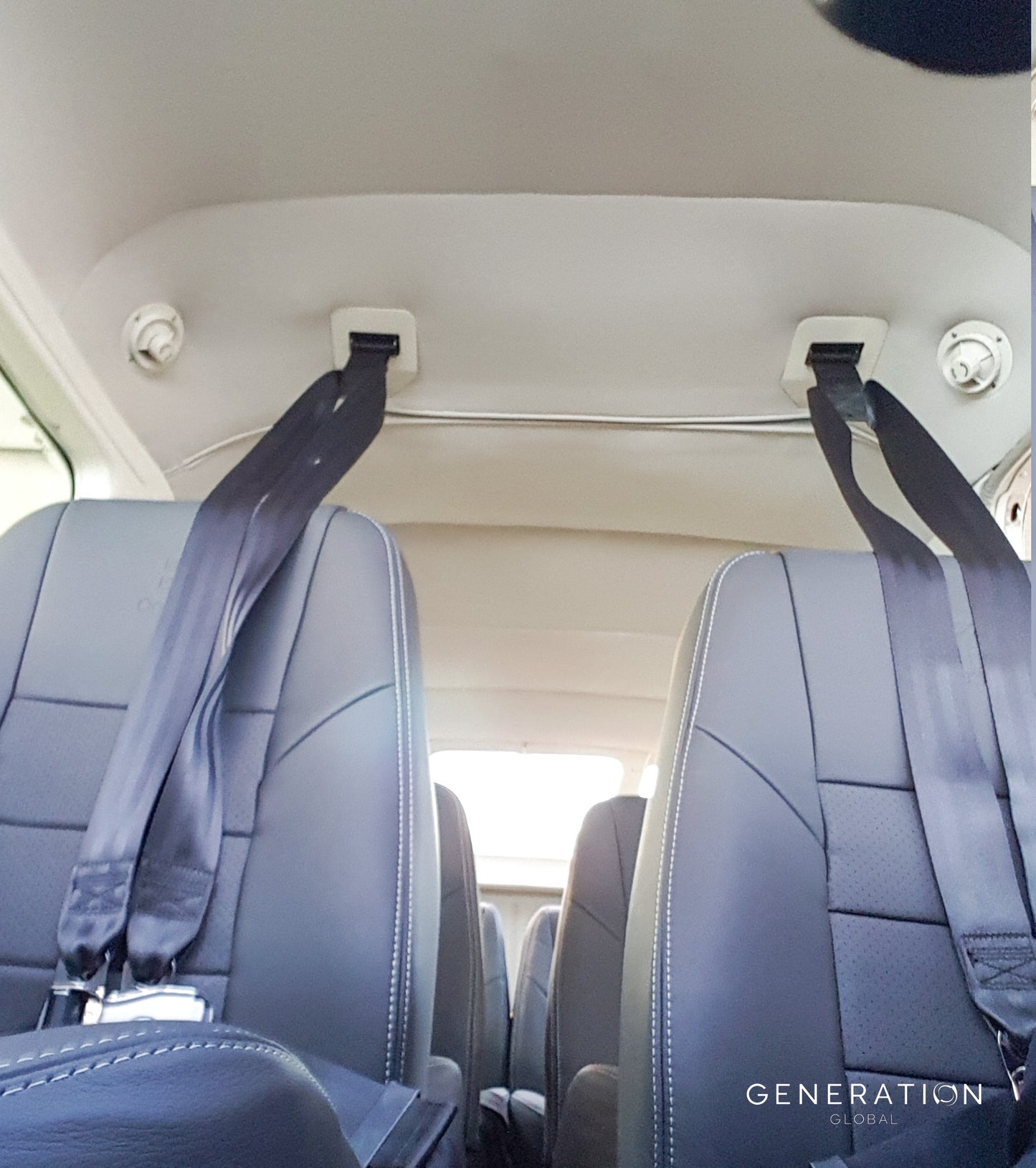 Cessna C206 Stationair Aircraft Interior Foam-Backed Headlining Assembly – Custom Aircraft Interior