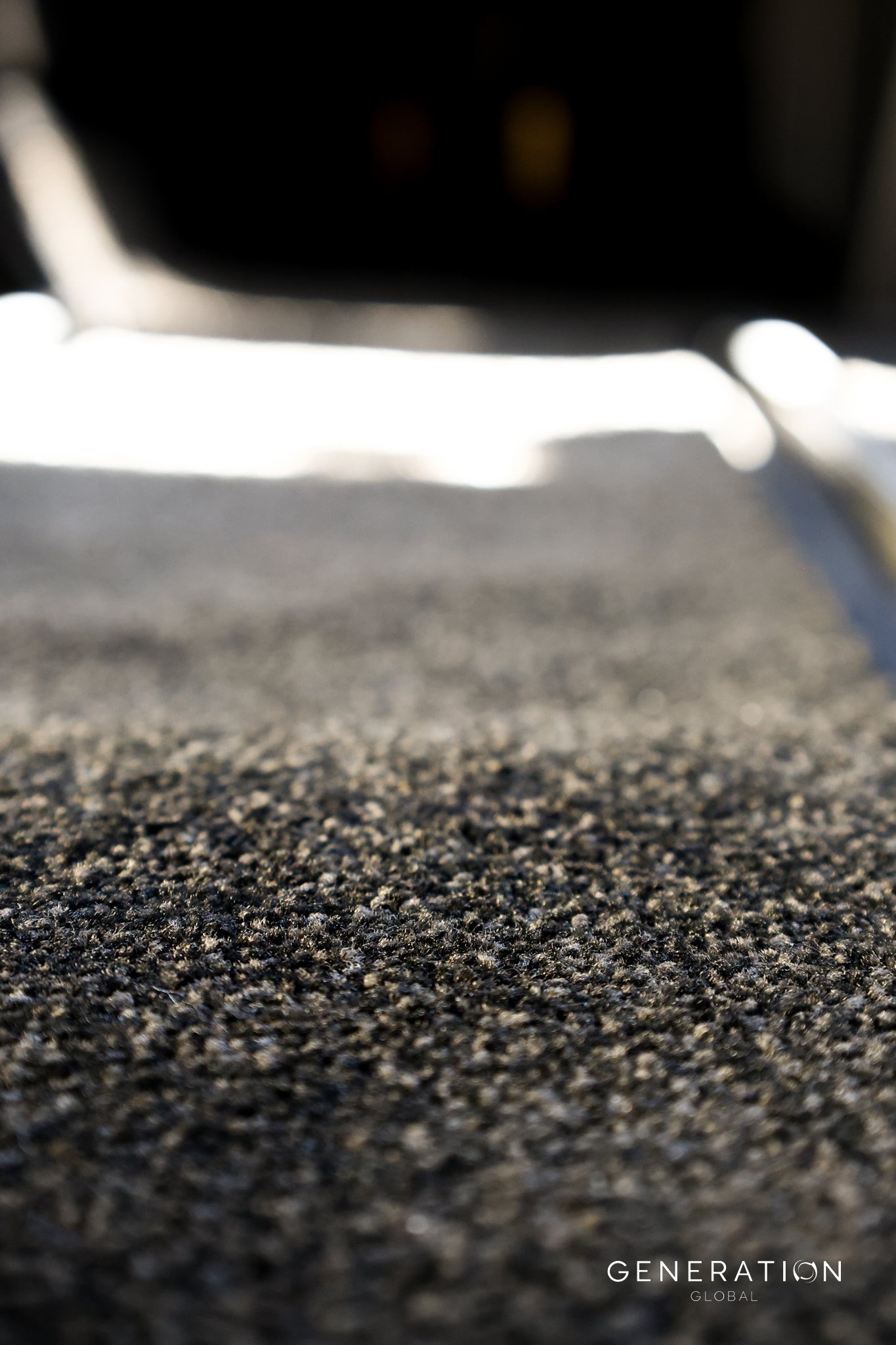 Cessna C206 Stationair Aircraft Interior full carpet set with plush WN-100 aviation carpet, alloy heelmats, and mesh binding.