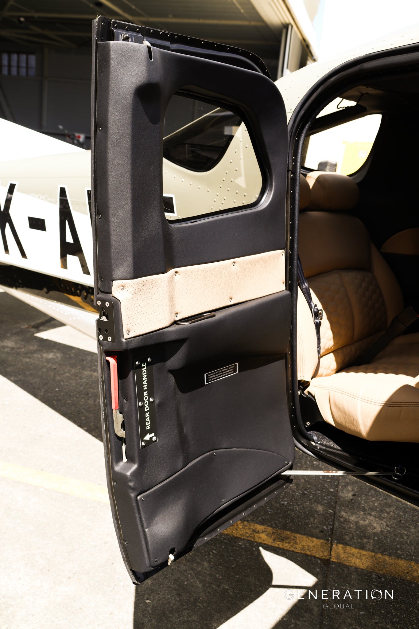 Cessna 206H Sidewall Lower Accent Trim Covers aircraft interior kit