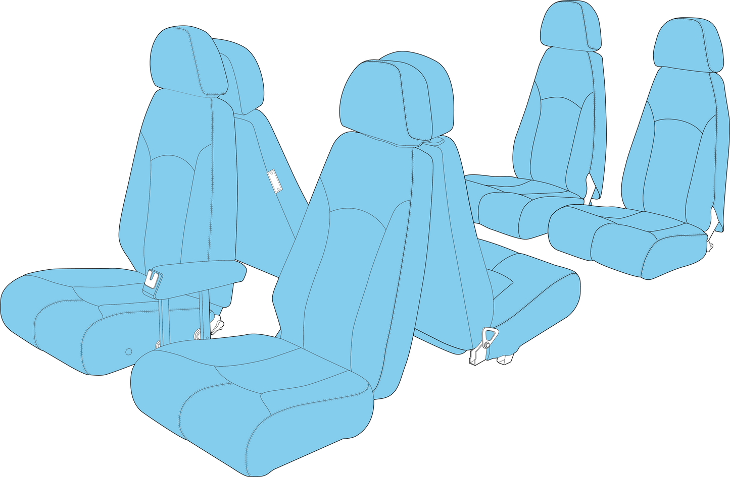 Beechcraft Baron 58 Seating