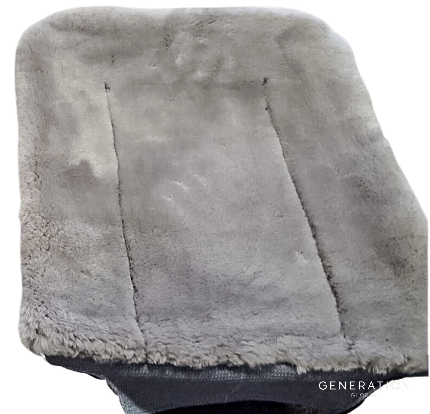 Seat backrest cover for Bombardier DHC-8 cockpit – New Zealand sheepskin with nylon/wool blend, FAA/EASA/TCCA certified, OEM AviaTech.