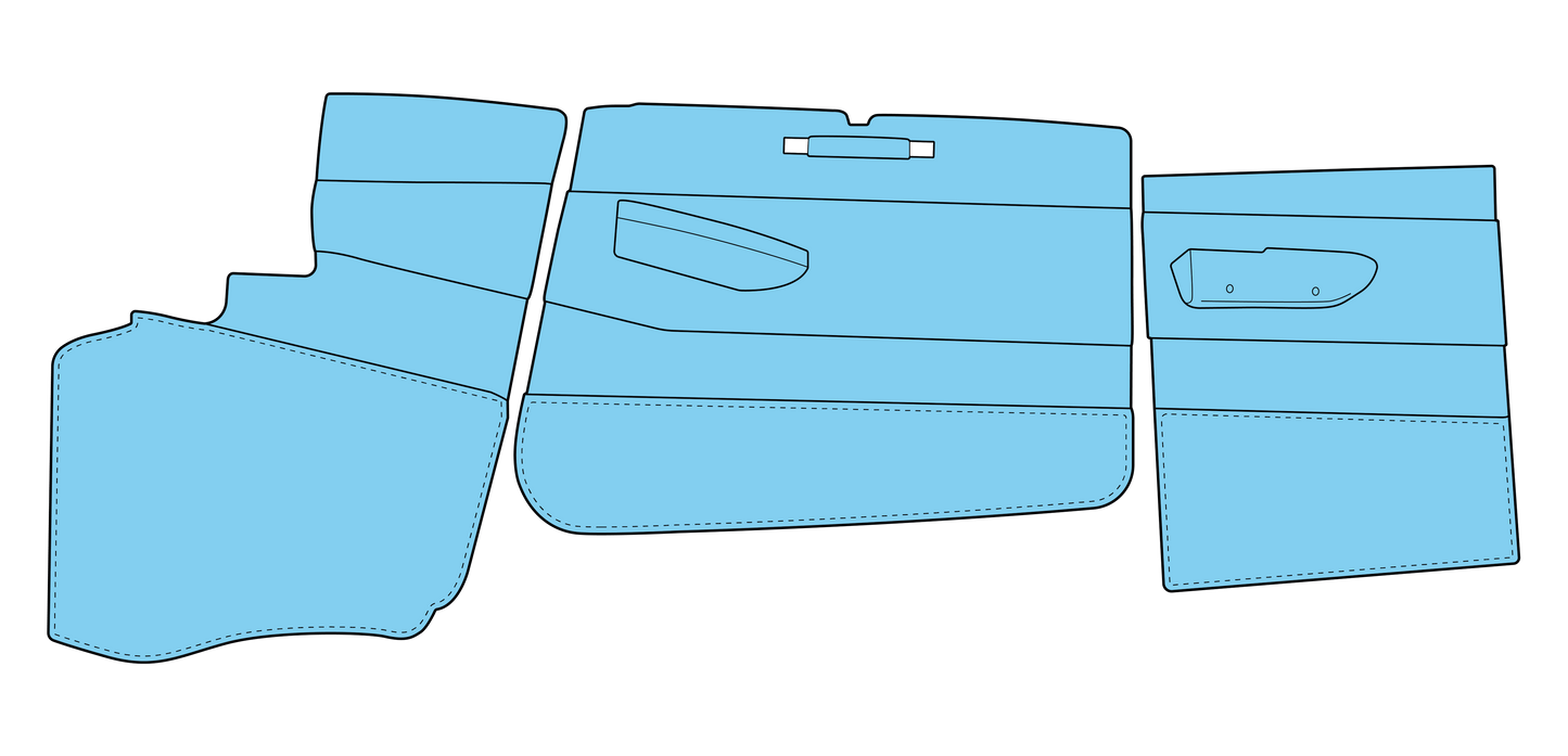 Cessna C172 Aircraft Sidewall Trim Panels