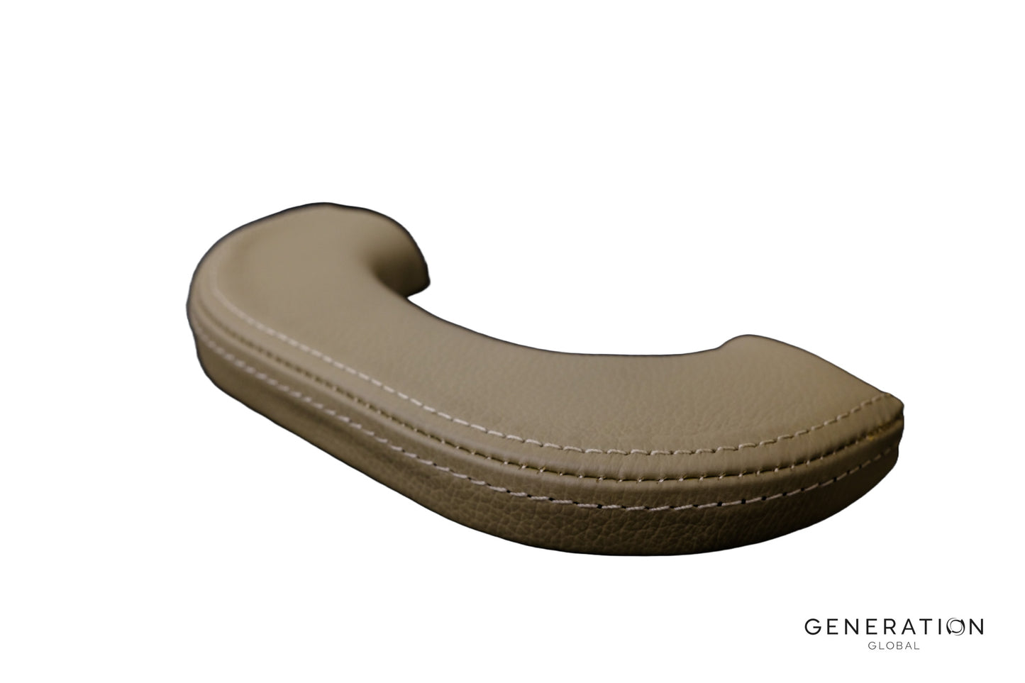 Premium leather armrest pad for Piper PA-28-140 aircraft interior refurbishment and cabin upgrades.