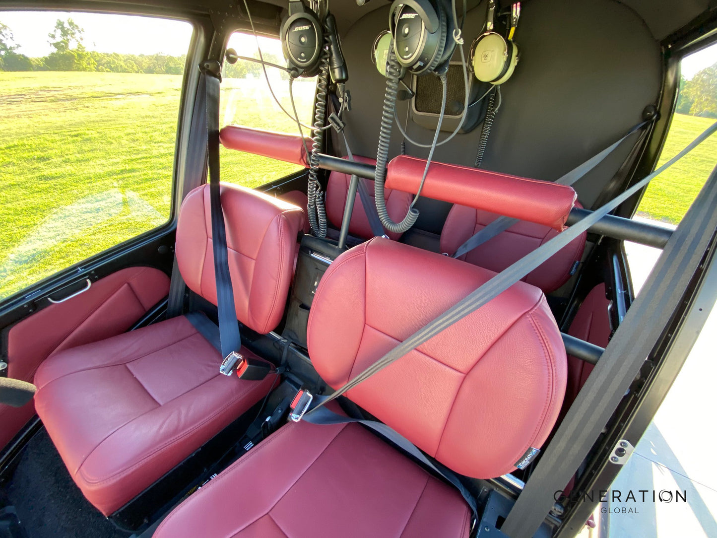Robinson R44 Interior