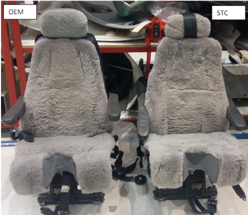 Commercial Airline Cockpit Seating PMA parts