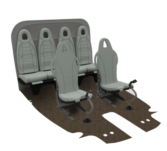 Titanium Grey, Standard Trim Kit, H125 Series