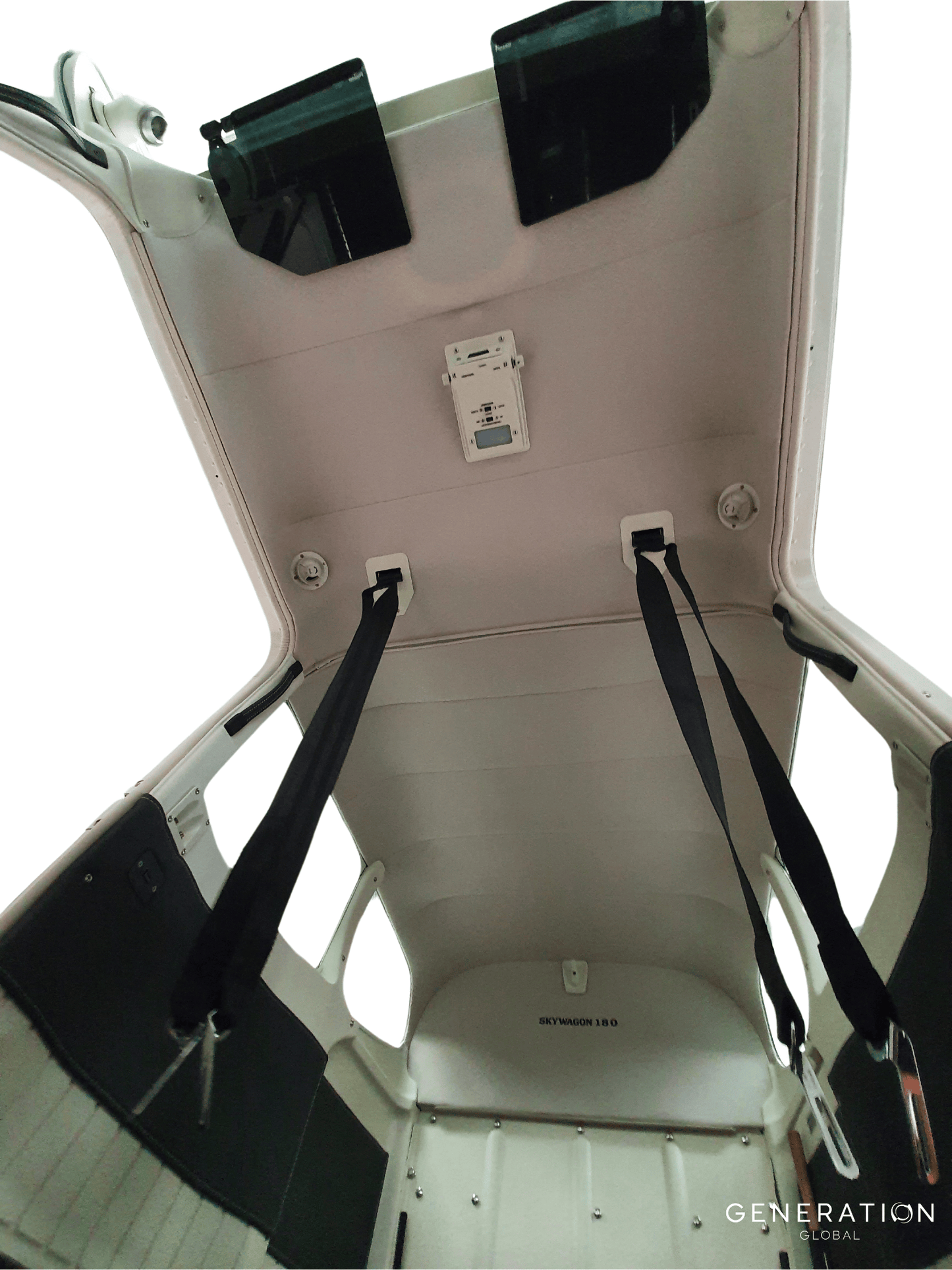 Cessna 180 Aircraft Interior Suspended Headlining | Custom Foam-Backed Interior Upgrade