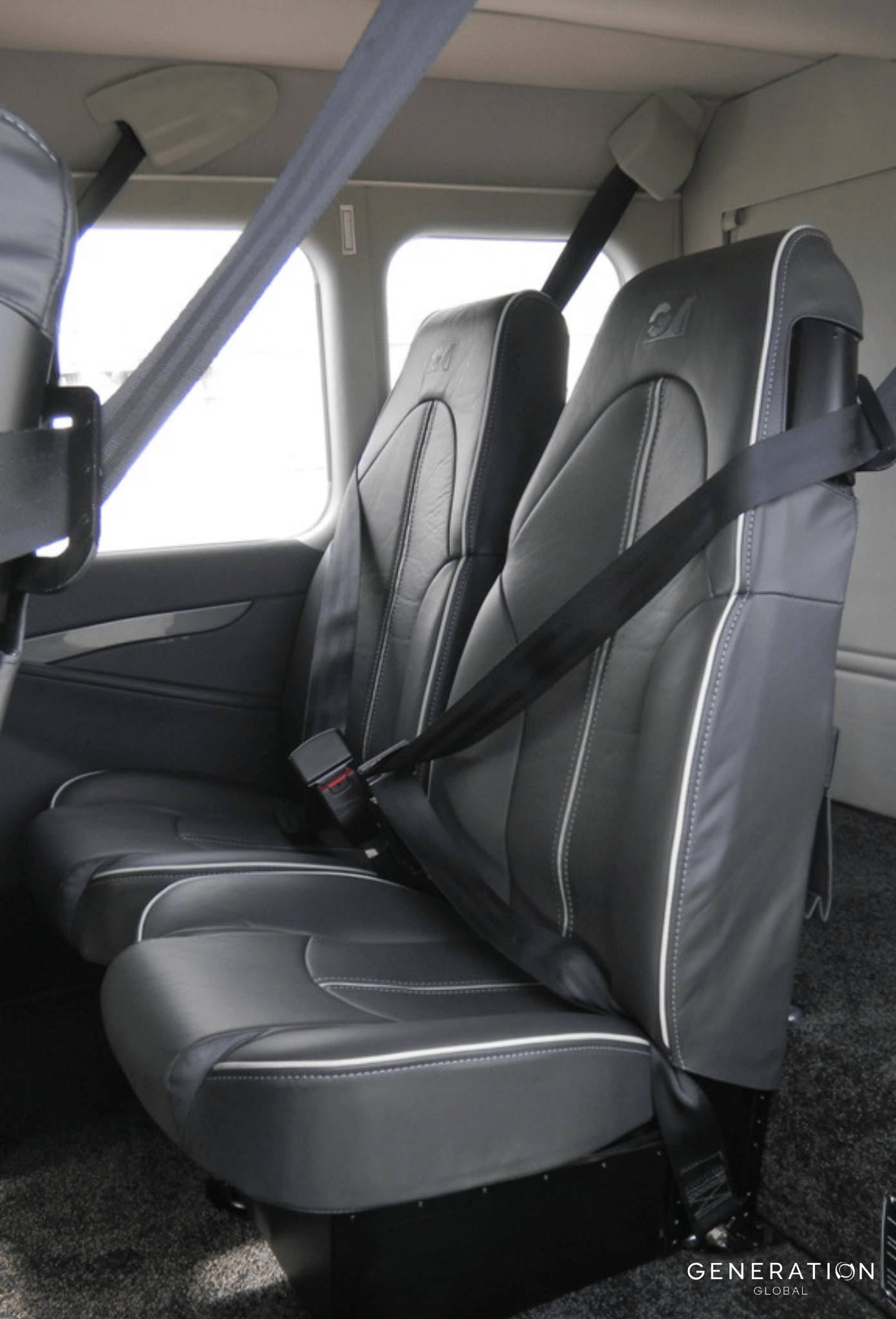 GA-8 Aircraft Passenger Seat Dress Covers – Aviation Leather, NZCAA Approved