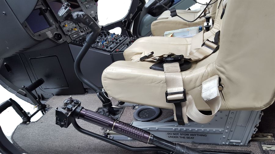 Airbus H145 and EC145 helicopter carpet set made from plush WN-120 aviation carpet with mesh binding, FAA and EASA approved, 1 assembly.