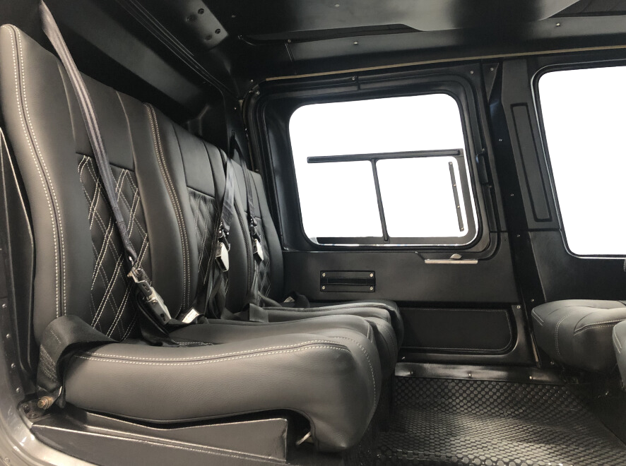 Generation II leather rear seats for Bell 206