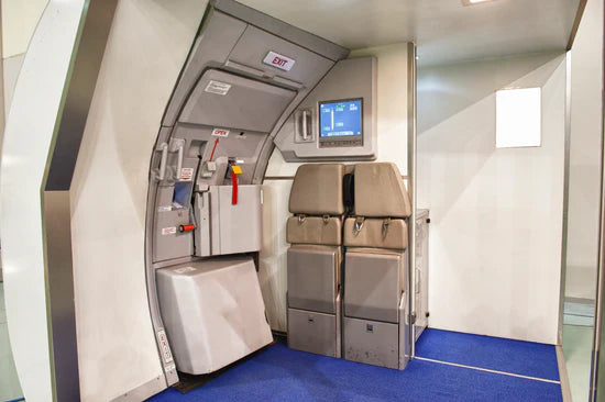 Commercial Airline Flight Attendant Seating