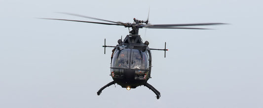 BO105 Helicopter Interior