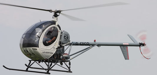 Schweizer 269 Helicopter Interior