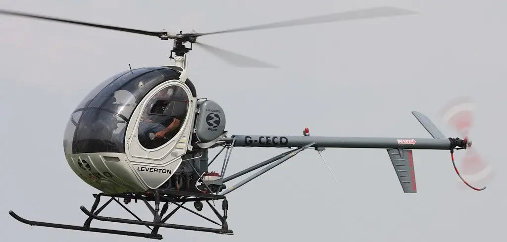 Schweizer 269 Helicopter Interior
