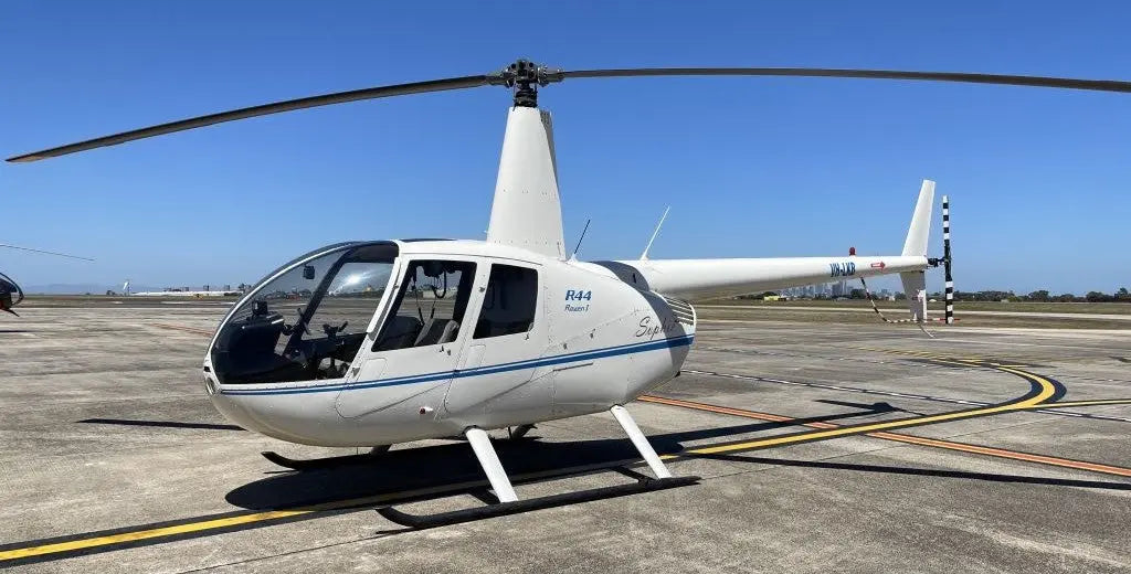 Robinson R44 Helicopter interior