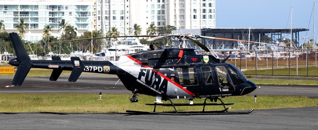 Bell 407 Helicopter interior